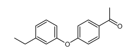 1-[4-(3-ETHYL-PHENOXY)-PHENYL]-ETHANONE结构式