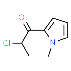 1-Propanone, 2-chloro-1-(1-methyl-1H-pyrrol-2-yl)- (9CI) structure