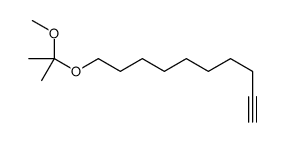 10-(2-methoxypropan-2-yloxy)dec-1-yne结构式