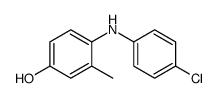 4-(4-chloroanilino)-3-methylphenol Structure