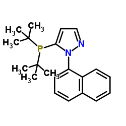 5-[Bis(2-methyl-2-propanyl)phosphino]-1-(1-naphthyl)-1H-pyrazole picture