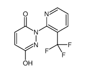 2-[3-(trifluoromethyl)pyridin-2-yl]-1H-pyridazine-3,6-dione Structure