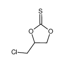 1,3-Dioxolane-2-thione,4-(chloromethyl)- Structure