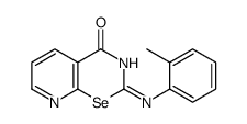 2-(2-methylanilino)pyrido[3,2-e][1,3]selenazin-4-one结构式