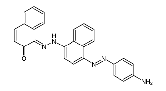 1-[[4-[(4-aminophenyl)diazenyl]naphthalen-1-yl]hydrazinylidene]naphthalen-2-one结构式