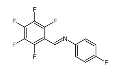 N-(4-fluorophenyl)-1-(2,3,4,5,6-pentafluorophenyl)methanimine Structure