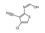 N-(4-chloro-3-cyanothiophen-2-yl)formamide结构式