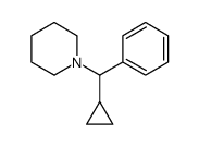 1-[cyclopropyl(phenyl)methyl]piperidine结构式