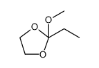 1,3-Dioxolane, 2-ethyl-2-methoxy Structure