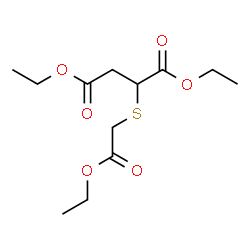 diethyl 2-((2-ethoxy-2-oxoethyl)thio)succinate Structure