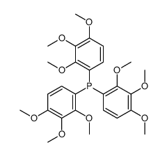 tris(2,3,4-trimethoxyphenyl)phosphane Structure
