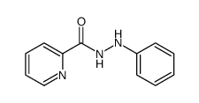 2-Pyridinecarboxylic acid, 2-phenylhydrazide Structure