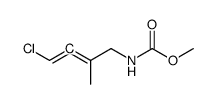 Carbamic acid,(4-chloro-2-methyl-2,3-butadienyl)-,methyl ester (9CI) Structure