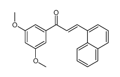 1-(3,5-dimethoxyphenyl)-3-naphthalen-1-ylprop-2-en-1-one Structure
