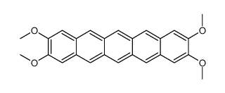 2,3,9,10-tetramethoxypentacene Structure