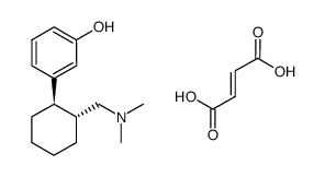 (+)-(1R,2R)-3-[2-(dimethylamino)methyl-(cyclohex-1-yl)]-phenol fumarate Structure