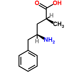 (2S,4R)-4-Amino-2-methyl-5-phenylpentanoic acid Structure