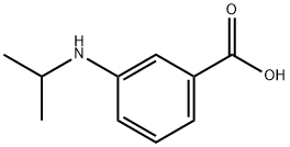 3-[(丙-2-基)氨基]苯甲酸结构式