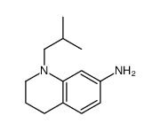 1-(2-methylpropyl)-3,4-dihydro-2H-quinolin-7-amine Structure