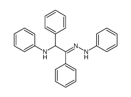 [1,2-Diphenyl-2-(phenyl-hydrazono)-ethyl]-phenyl-amine结构式