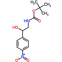 tert-butyl N-[2-hydroxy-2-(4-nitrophenyl)ethyl]carbamate picture