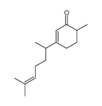 3-(1,5-Dimethyl-4-hexenyl)-6-methyl-2-cyclohexen-1-on结构式