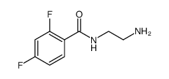 Benzamide, N-(2-aminoethyl)-2,4-difluoro Structure