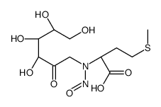 (2S)-4-methylsulfanyl-2-[nitroso-[(3S,4R,5R)-3,4,5,6-tetrahydroxy-2-oxohexyl]amino]butanoic acid结构式