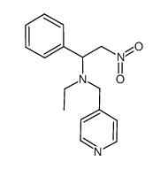 N-ethyl-2-nitro-1-phenyl-N-[(pyridin-4-yl)methyl]ethanamine Structure