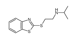 (2-benzothiazol-2-ylsulfanyl-ethyl)-isopropyl-amine结构式