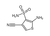 2-amino-4-cyanothiophene-3-sulfonamide结构式