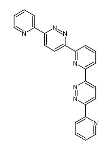 2,6-bis[6-(pyridin-2-yl)pyridazin-3-yl]pyridine Structure