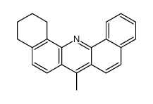 DIBENZ(c,h)ACRIDINE, 1,2,3,4-TETRAHYDRO-7-METHYL- structure