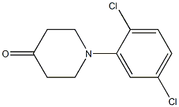 1-(2,5-dichlorophenyl)piperidin-4-one结构式