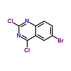 6-Bromo-2,4-dichloroquinazoline structure