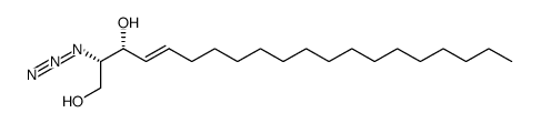 (2S,3R,4E)-2-Azido-4-icosadecen-1,3-diol结构式