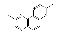 2,6-dimethyl-1,4,5,8-tetra-azaphenanthrene Structure