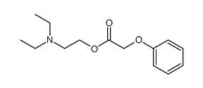 phenoxy-acetic acid-(2-diethylamino-ethyl ester) Structure