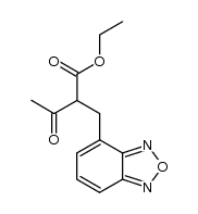 ethyl 2-(2,1,3-benzoxadiazol-4-ylmethyl)acetoacetate Structure