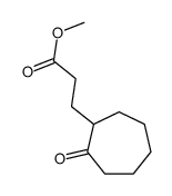 methyl 3-(2-oxocycloheptyl)propanoate结构式
