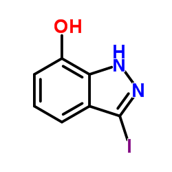 3-Iodo-1H-indazol-7-ol结构式