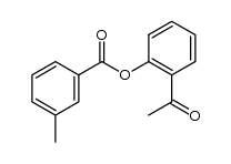 2-acetylphenyl 3-methylbenzoate Structure