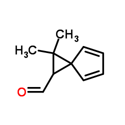 Spiro[2.4]hepta-4,6-diene-1-carboxaldehyde, 2,2-dimethyl- (9CI) structure