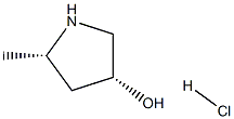 (3R,5S)-5-methylpyrrolidin-3-ol hydrochloride structure