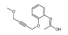 N-[2-(4-methoxybut-2-ynoxy)phenyl]acetamide Structure