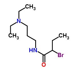 2-Bromo-N-[3-(diethylamino)propyl]butanamide结构式