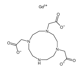 gadolinium(III) 1,4,7,10-tetraazacyclododecane-1,4,7-triacetic acid图片