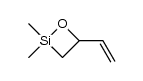 2,2-dimethyl-4-vinyl-2-silaoxetane结构式