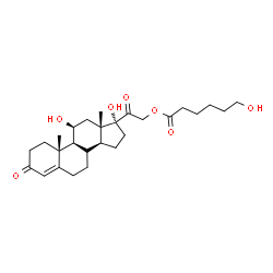 21-(6-Hydroxy-1-oxohexyloxy)-11β,17-dihydroxypregna-4-ene-3,20-dione structure