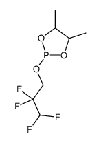 4,5-dimethyl-2-(2,2,3,3-tetrafluoropropoxy)-1,3,2-dioxaphospholane Structure